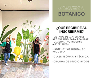 CLASE GRABADA MURAL BOTANICO