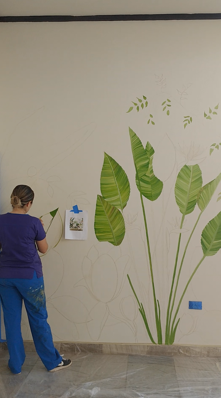 CLASE GRABADA MURAL BOTANICO