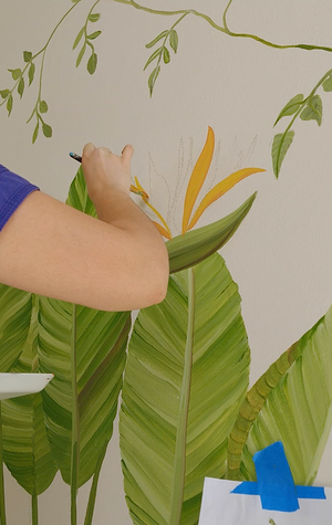 CLASE GRABADA MURAL BOTANICO