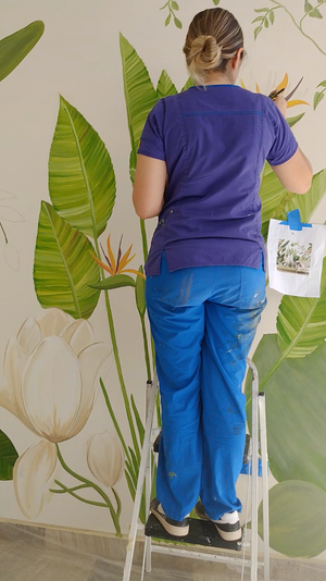 CLASE GRABADA MURAL BOTANICO