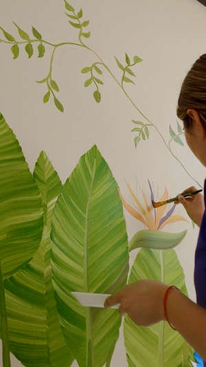 CLASE GRABADA MURAL BOTANICO
