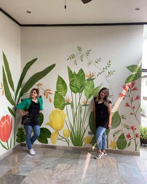 CLASE GRABADA MURAL BOTANICO