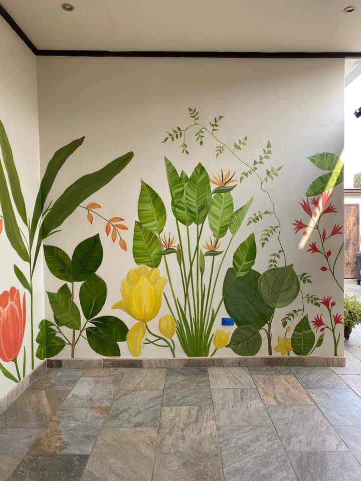 CLASE GRABADA MURAL BOTANICO